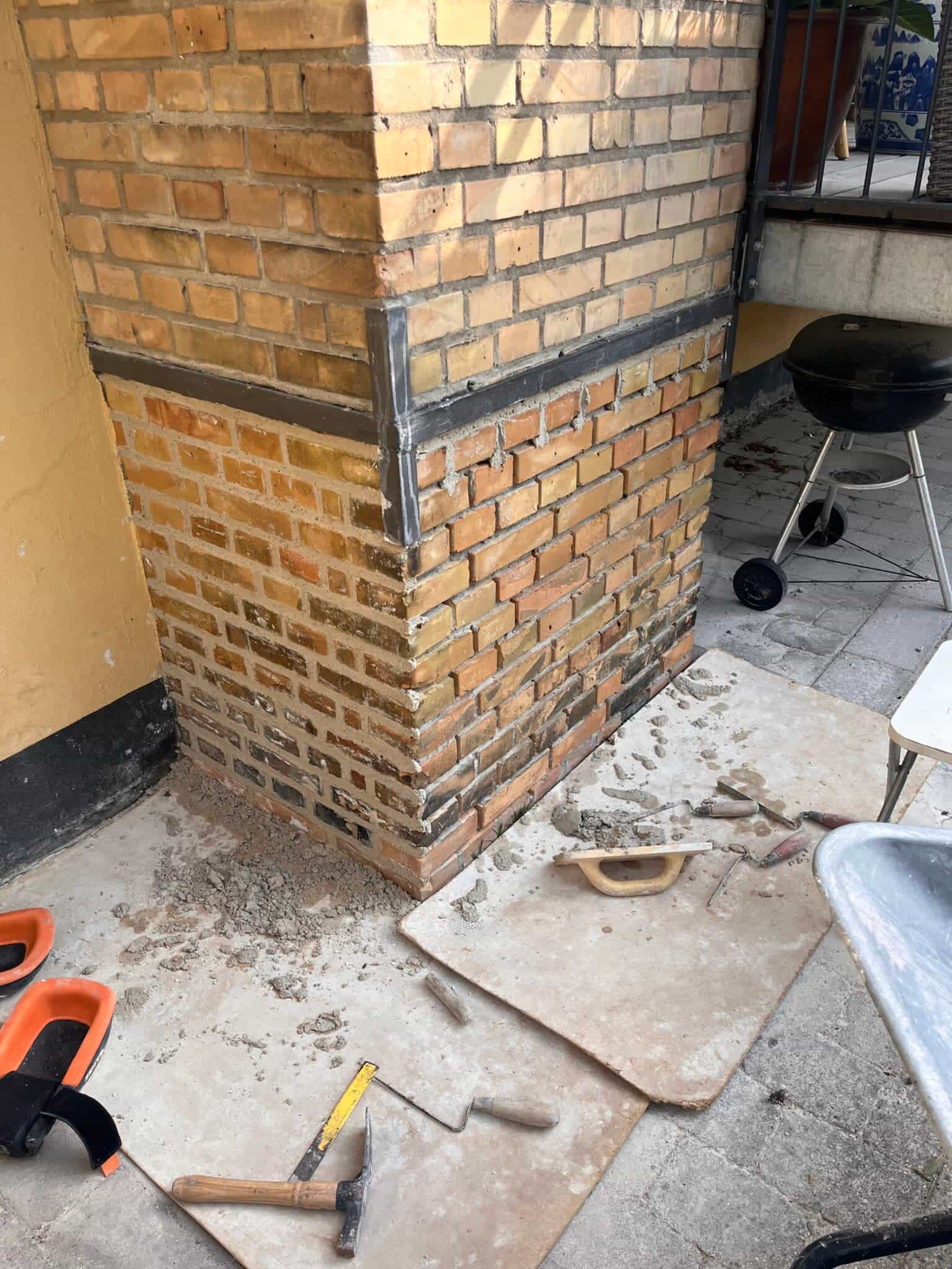Facaderenovering reference fra Murermester Buus
